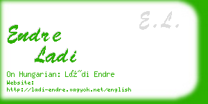 endre ladi business card